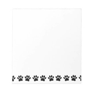 Dog Paw Muster Notizblock