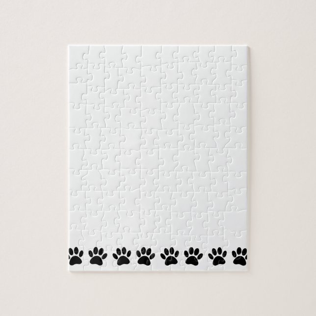 Dog Paw Muster Puzzle (Vertikal)