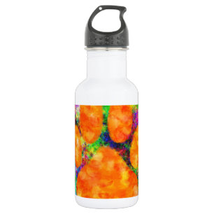 Dog Paw Print Aquarell Edelstahlflasche