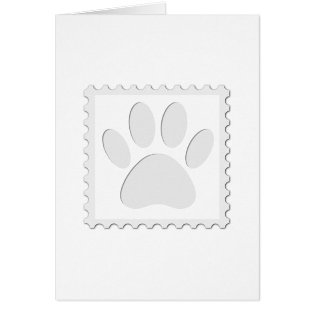 Dog Paw Print Cout (Vorne)