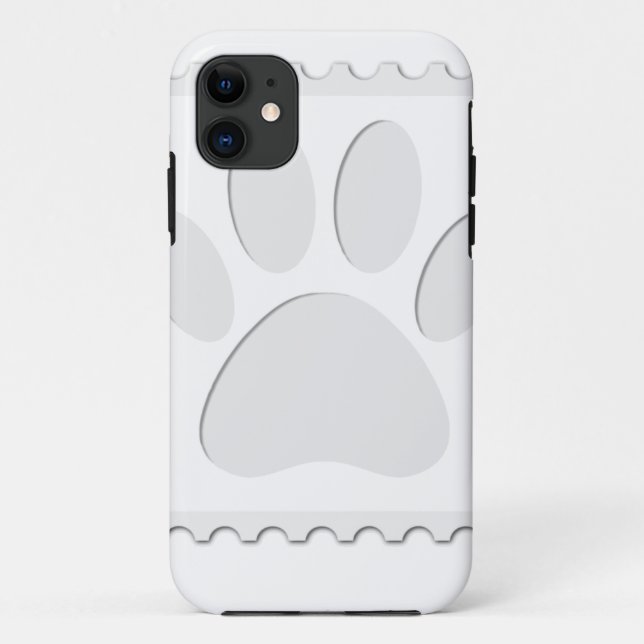 Dog Paw Print Cout Case-Mate iPhone Hülle (Rückseite)