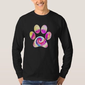 Dog Paw Print Dog Aquarell Paw T-Shirt