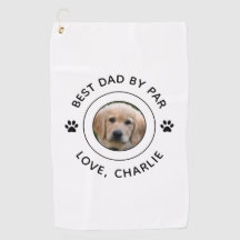 Dog Paw Print Foto Text Golf Pub Bester Vater Par