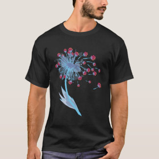 Dog Paw Print Hund Blume Dandelion Dog Lover für C T-Shirt
