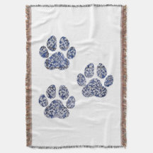 Dog Paw Prints - Portugiesische Tiles