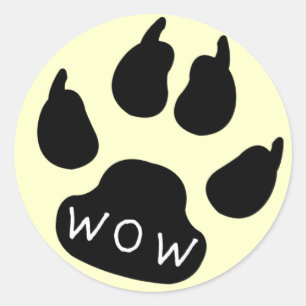 Dog Paw Stickers