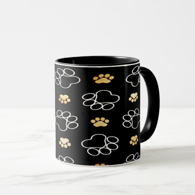 Dog Paw Tasse (VorderseiteRechts)