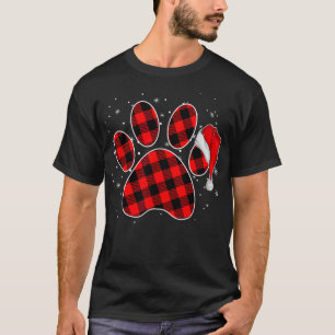 Dog Paw Weihnachtspajamas für Familien Matching Ou T-Shirt