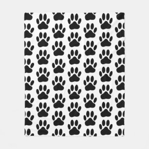 Dog Pawprint Fleecedecke