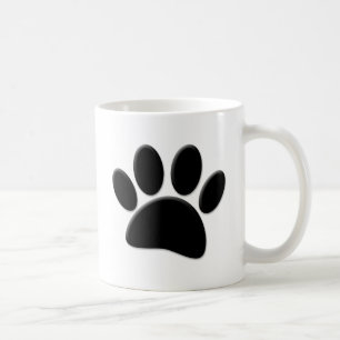 Dog Pawprint Kaffeetasse