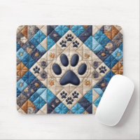 Dog Pawprint Quilt Design