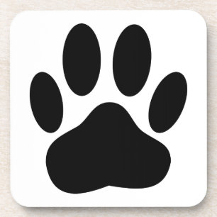 Dog Pawprint Untersetzer