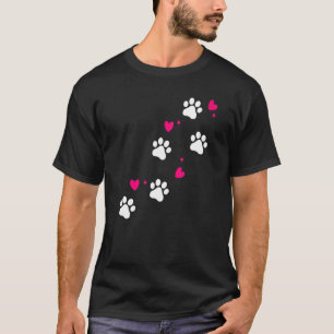 Dog Paws Graphic Dog Owner Pet Shepherd Puppy Pets T-Shirt
