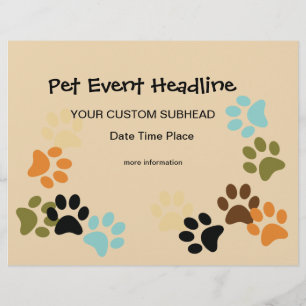 Dog Paws kuppeliger Flyer