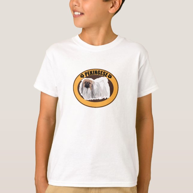 Dog pekingese T-Shirt (Vorderseite)