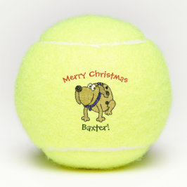 Dog Pet Toy Niedlich Weihnachten Tennisbälle