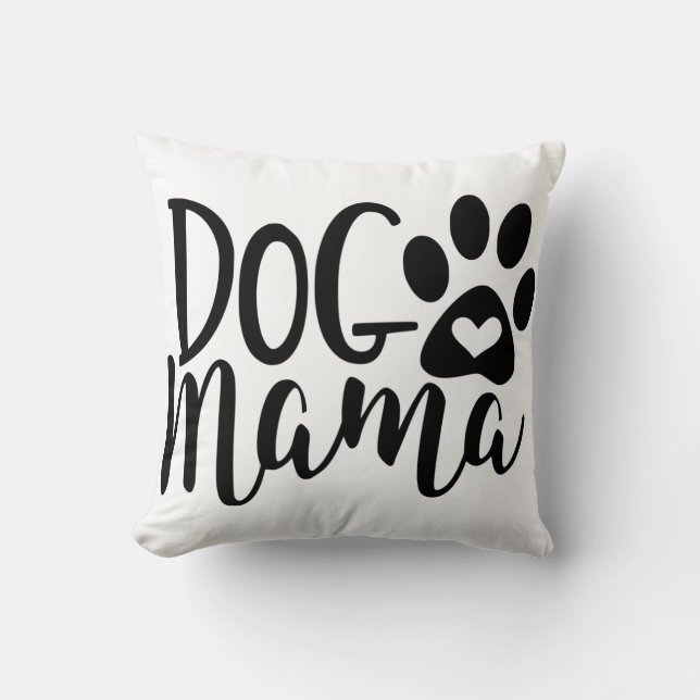 Dog Pfow gedruckte Kaffeepapete Tasse Kissen (Vorderseite)