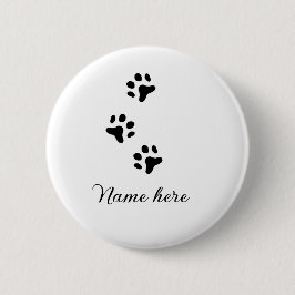 Dog Pfow schwarzes Haustier hinzufügen Name Text T Button