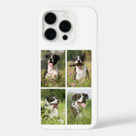 Dog Photo Collage Personalized Pet iPhone 16 Pro Hülle