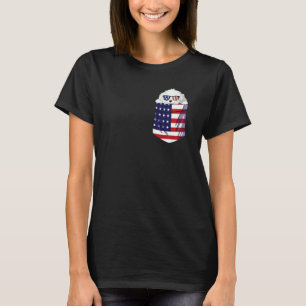 Dog Pocke Liebe Hunde 4. Juli 4. Juli 4. Juli, wen T-Shirt