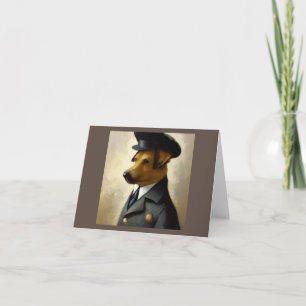 Dog Policeman Karte