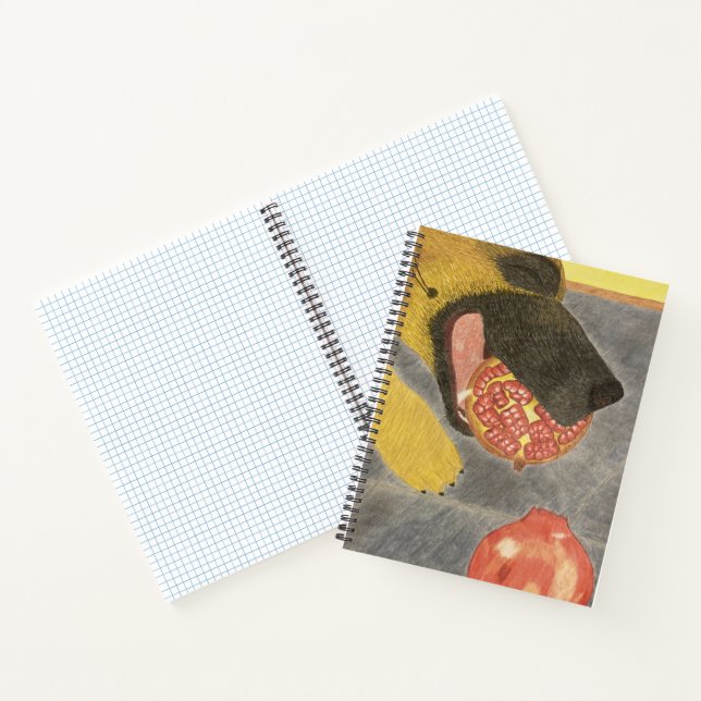 Dog&Pomegranate notebook Notizbuch (Innenseite)