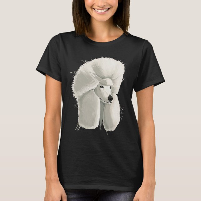Dog Poodle T-Shirt (Vorderseite)