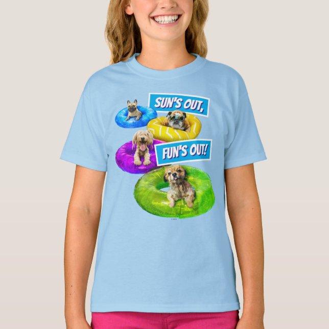 Dog Pool Party T-Shirt (Vorderseite)