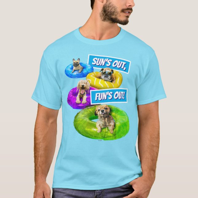 Dog Pool Party T-Shirt (Vorderseite)
