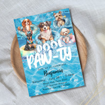 Dog Pool Pawty Party