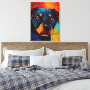 Dog Portrait Art Canvas Print Leinwanddruck