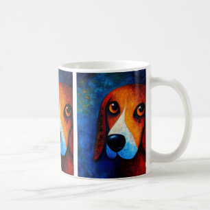 Dog Portrait Art Kaffee Tasse
