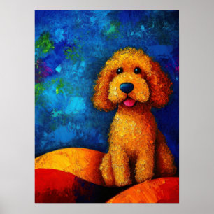 Dog Portrait Art Poster
