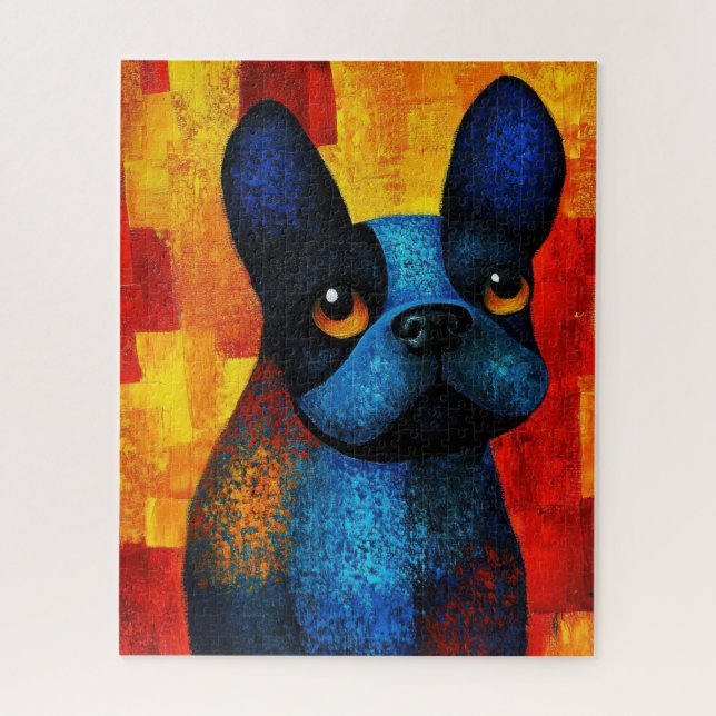 Dog Portrait Art Puzzle (Vertikal)