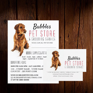 Dog Portrait, Pet Store & Groomer Werbung Flyer