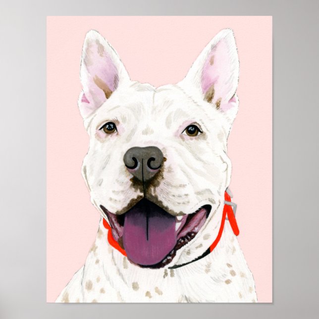 Dog Portrait Print Poster (Vorne)