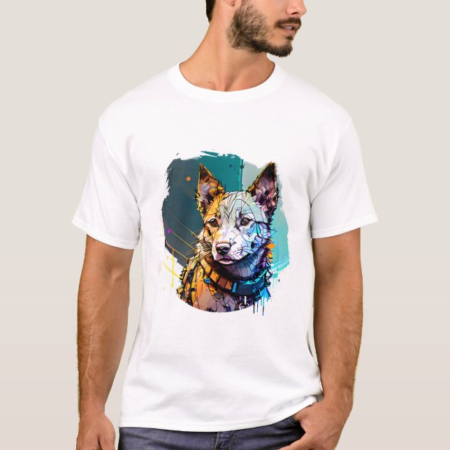 Dog Portrait T-Shirt (Vorderseite)