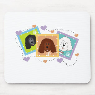 Dog Portraits Tshirts und Geschenke Mousepad