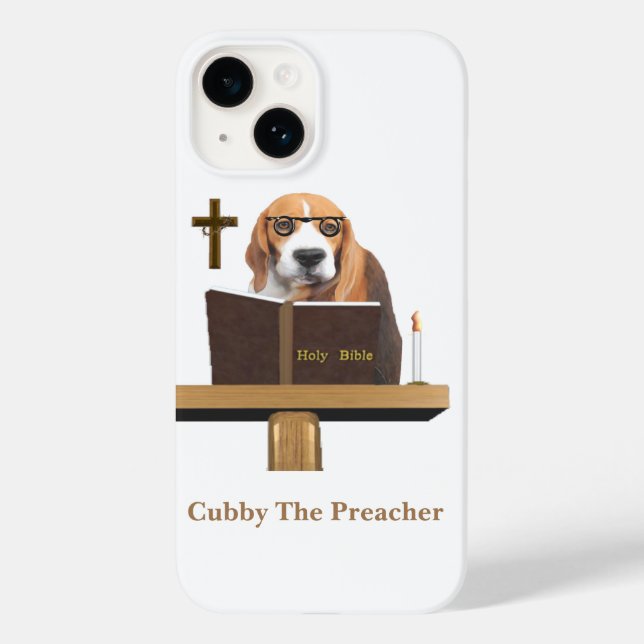 Dog Preacher Case-Mate iPhone Hülle (Rückseite)