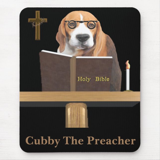 Dog Preacher Mousepad (Vorne)