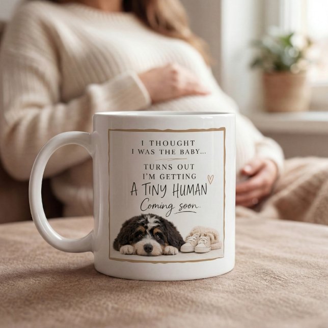 Dog Pregnancy Announcement Kaffeetasse (Von Creator hochgeladen)