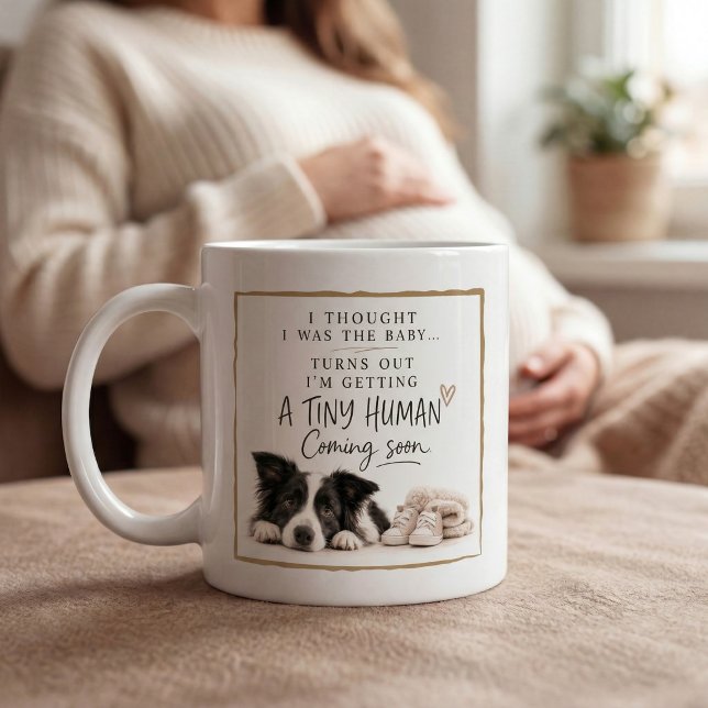 Dog Pregnancy Announcement Kaffeetasse (Von Creator hochgeladen)