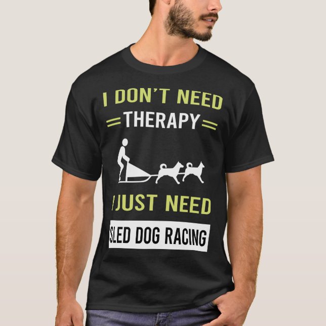 Dog Racing Dog Dog Hogsled T-Shirt (Vorderseite)