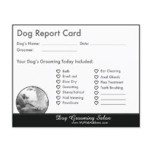Dog Report Card für Hunde-Groomer