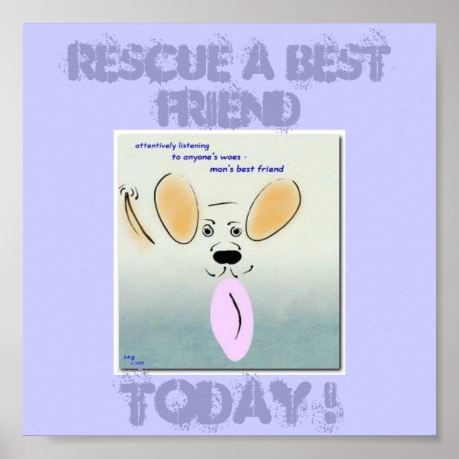 Dog Rescue Poster (Vorne)