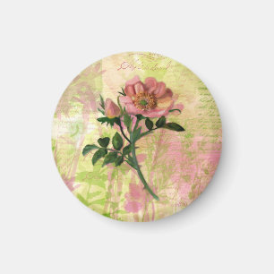 Dog Rose Magnet