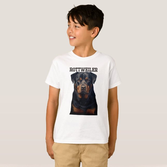 Dog Rottweiler T-Shirt (Vorne ganz)
