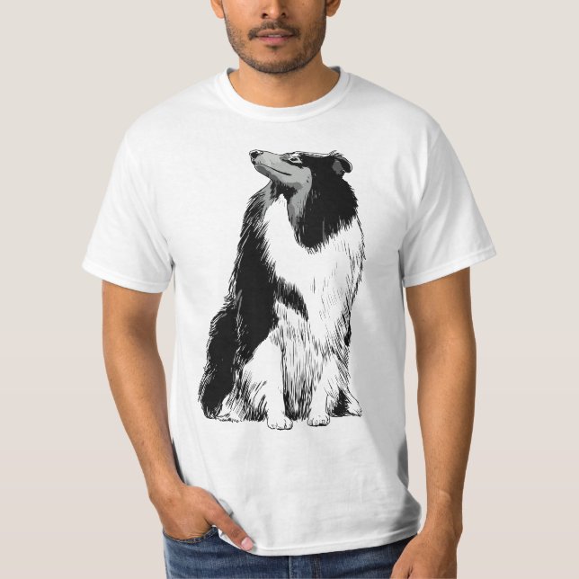Dog Rough Collie T-Shirt (Vorderseite)