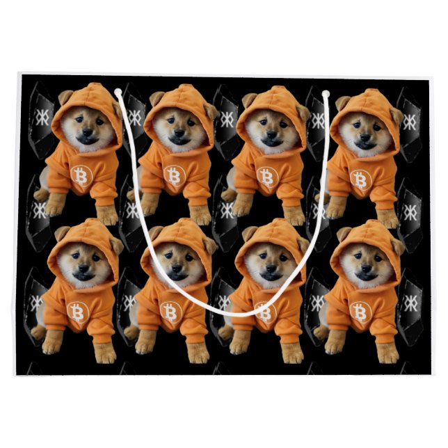 DOG Runestone Geschenktasche Große Geschenktüte (Rückseite)