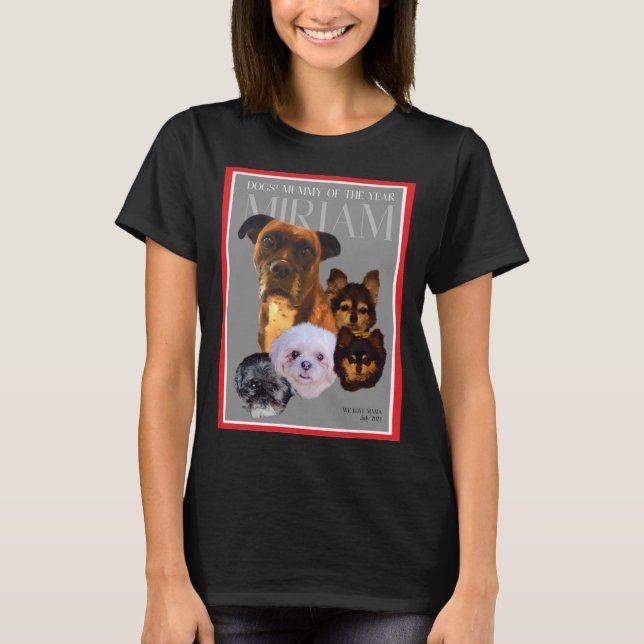 Dog’s best mummy T-Shirt (Vorderseite)